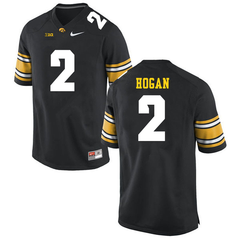 Men #2 Deuce Hogan Iowa Hawkeyes College Football Jerseys Sale-Black - Click Image to Close